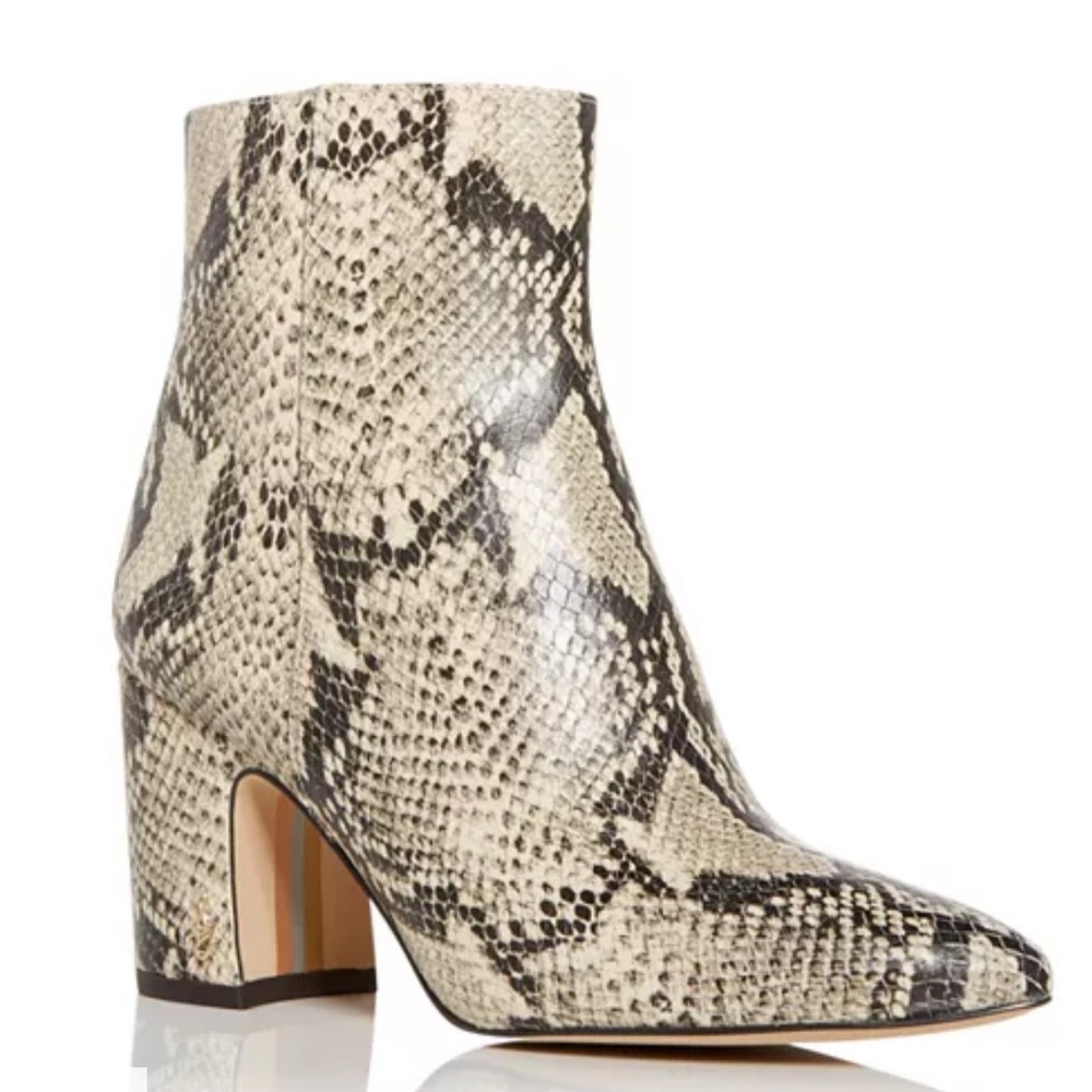 Sam Edelman Hilty Pointed Toe Block Heel Bootie